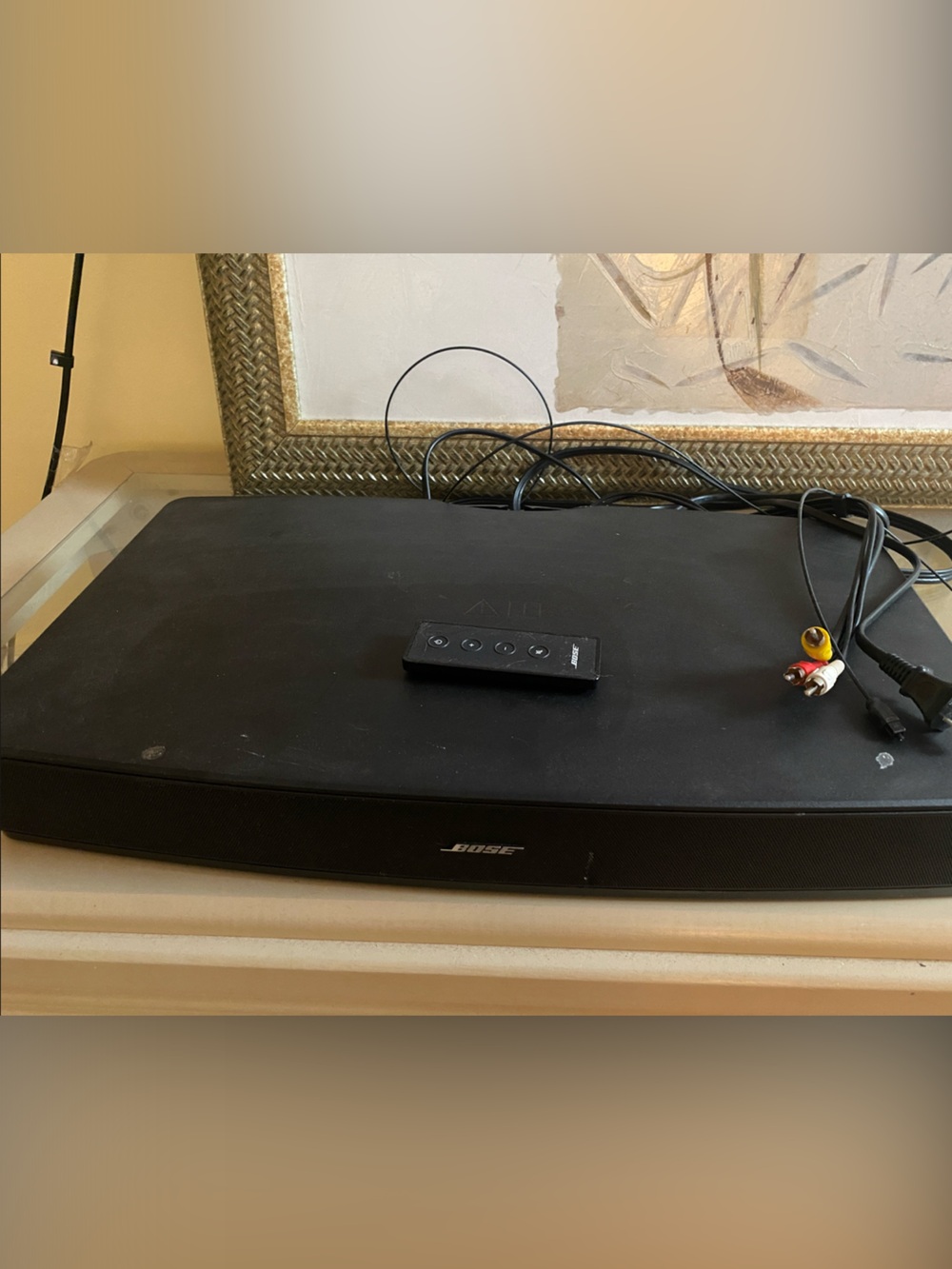 Bose Black TV Soundbar with Remote Control